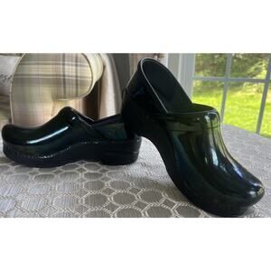 Dansko Professional Black Patent Leather Nurse Clog US 6.5 - 7 EU 37